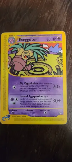 Pokemon 2002 Aquapolis - Exeggutor - Non-Holo Rare - NM / LP - 13/147 - Image 1