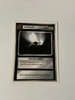 Star Trek CCG Interrupt Transwarp Conduit Uncommon Card - Image 1