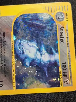 Pokemon Card Steelix H23/H32 Aquapolis Holo Foil Rare Vintage MP 2002 - Image 3