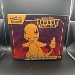 Pokemon TCG Obsidian Flames Elite Trainer Box 10+ Cards English 2023 -SEALED - Image 1