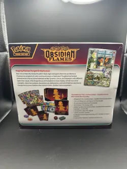 Pokemon TCG Obsidian Flames Elite Trainer Box 10+ Cards English 2023 -SEALED - Image 2
