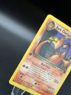 Pokemon TCG Dark Charizard 21/82 1st Edition Team Rocket Non-Holo LP/LP- - Image 2