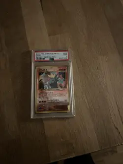 2000 Pokemon Japanese – Entei – Reverse Foil – JPN Neo 2 Promo #244 – PSA 9 - Image 3