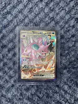 Team Rocket's Nidoking EX 233/182 SIR Destined Rivals Pokemon TCG - NM - Image 1