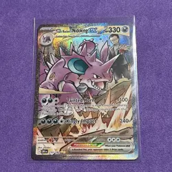 Pokemon TCG Team Rocket's Nidoking EX Destined Rivals Card 233/182 (SIR) NM - Image 1