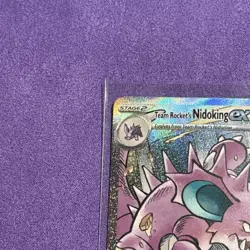 Pokemon TCG Team Rocket's Nidoking EX Destined Rivals Card 233/182 (SIR) NM - Image 3
