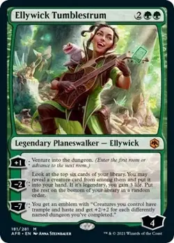 MTG ELLYWICK TUMBLESTRUM D&D: Adventures in the Forgotten Realms NM Near Mint - Image 1