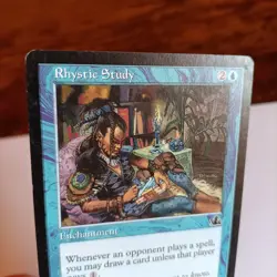 Rhystic Study Prophecy 2000 Mtg Magic The Gathering - Image 3