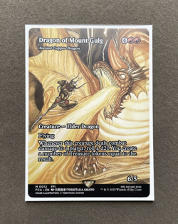 Dragon of Mount Gulg / Ancient Copper Dragon - Non Foil - Final Fantasy - MTG - Image 1