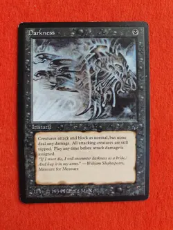 Darkness , MTG Legends (1994) Common Black Instant Excellent - Image 1