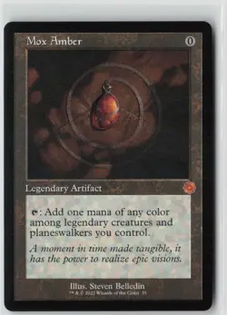 Mox Amber M The Brothers' War: Retro Frame Artifacts 35 NM - Image 1