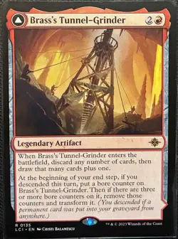 MTG Lost Caverns of Ixalan Brass's Tunnel-Grinder (Rare) - Image 1