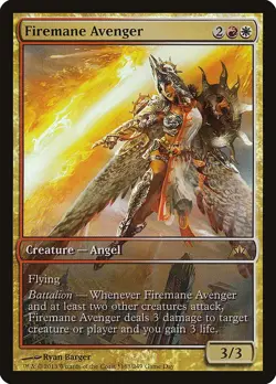 MTG FIREMANE AVENGER FOIL EXC - VENDICATRICE CHIOMA DI FUOCO - GATECRASH PROMOS - Image 1