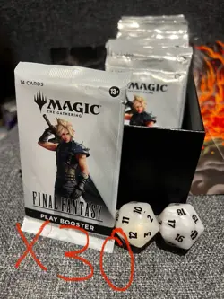 MTG Final Fantasy Play Booster X30 + 2 Dice - Image 2