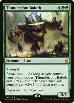 MTG THUNDERFOOT BALOTH EXC - BALOTH ZAMPATONANTE - CMA - MAGIC - Image 1