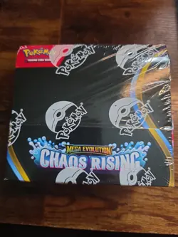Pokemon Chaos Rising Booster Box New Factory Sealed - Image 1