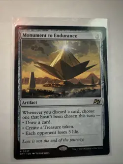 Monument to Endurance Aetherdrift NM Rare MTG Trading Card - Image 1