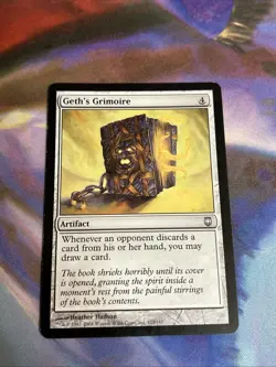 Geth's Grimoire Heavily Played MTG Magic the Gathering - Image 1