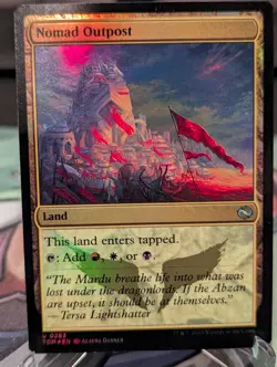 Nomad Outpost 263 Uncommon Tarkir: Dragonstorm Magic: The Gathering Foil NM - Image 1