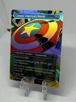 ~ Captain America's Shield (Borderless) (0317) ~ NM Foil ~ ~ MTG ~ - Image 2