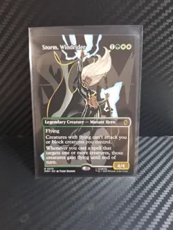 Storm, Windrider (Borderless) [#375] Marvel Super Heroes MTG - Foil - Image 1