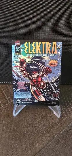 Elektra, Daughter of the Hand (Borderless) (0395) Marvel Super Heroes Foil NM - Image 1