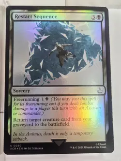 Restart Sequence Universes Beyond: Assassin's Creed Foil MTG NM - Image 1