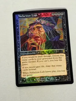 MTG FOIL Nefarious Lich Odyssey Magic the Gathering - Image 1