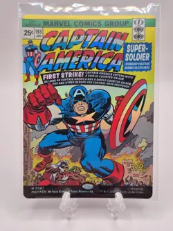 Captain America, Super-Soldier (Borderless) (0387) Marvel Super Heroes Foil - Image 1