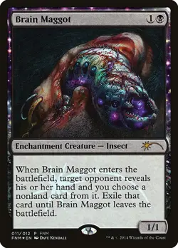 Brain Maggot Foil Friday Night Magic 2014 11 NM MTG - Image 1