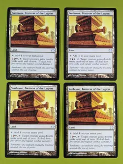 Sunhome, Fortress of the Legion x4 Planechase 4x Playset Magic the Gathering MTG - Image 1