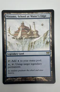 MTG Minamo, School at Water’s Edge Champions of Kamigawa #279 MP Rare - Image 1