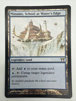 MTG Minamo, School at Water’s Edge Champions of Kamigawa #279 MP Rare - Image 2