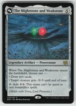 MTG The Mightstone and Weakstone Normal The Brothers' War # 238 NM - Image 1