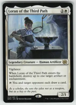 MTG Loran of the Third Path Normal The Brothers' War # 12 NM - Image 1