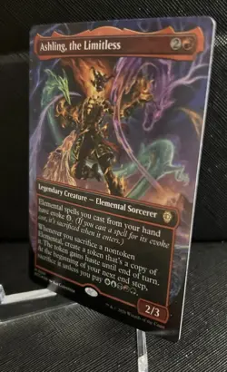 MTG Ashling, the Limitless FOIL Borderless Lorwyn Eclipsed ECL ECC 0257 NM - Image 2