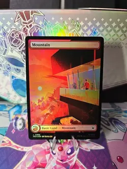 Mountain - 284 - MTG: Marvel Super Heroes - City Calm - Basic Land - FOIL - Image 1