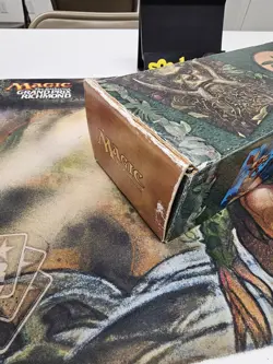 Vintage Magic The Gathering Green Mirage Storage Box Used Condition - Image 2