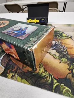 Vintage Magic The Gathering Green Mirage Storage Box Used Condition - Image 3