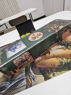Vintage Magic The Gathering Green Mirage Storage Box Used Condition - Image 4