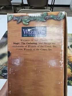Vintage Magic The Gathering Green Mirage Storage Box Used Condition - Image 5