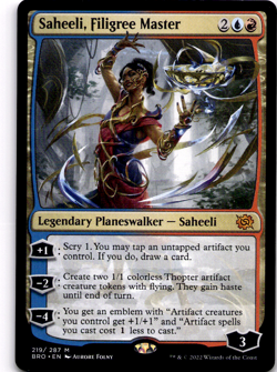 Saheeli, Filigree Master The Brothers' War NM - Image 1