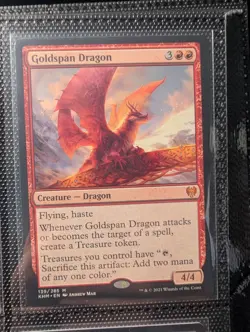 Goldspan Dragon (Extended Art) Kaldheim Regular - Image 1