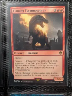 MTG Flaming Tyrannosaurus - Image 1