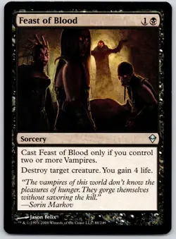 Feast of Blood 88 Uncommon Zendikar Magic: The Gathering Near Mint - Image 1