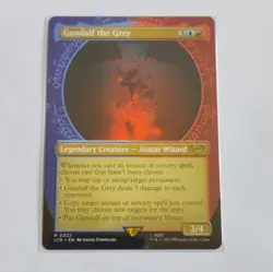 MTG Gandalf the Grey Showcase Borderless English LTR 322 Rare - Image 1