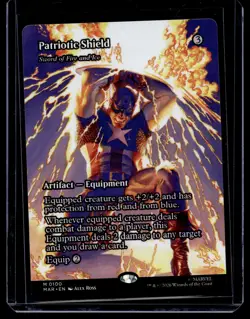 Marvel Universe Eternal-Legal #100 Patriotic Shield Regular - Image 1