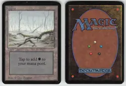 Swamp (A) Alpha Edition Land MAGIC: THE GATHERING - Image 3