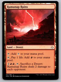 Ramunap Ruins 181 Uncommon Hour of Devastation Magic: The Gathering LP - Image 1