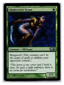 Magic 2014 (M14) #176 Gladecover Scout - FOIL - Image 1